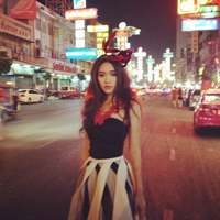 小清新美女非主流头像:命中注定我爱你_WWW.TQQA.COM