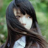 唯美清新女生侧面头像:多少爱不能重来_WWW.TQQA.COM