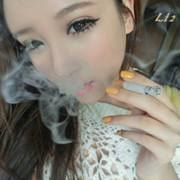 抽烟的女生头像:非主流你跟不上的潮流_WWW.TQQA.COM