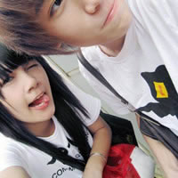 可爱的情侣头像:一对_WWW.TQQA.COM