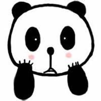 卡通熊猫头像_WWW.TQQA.COM