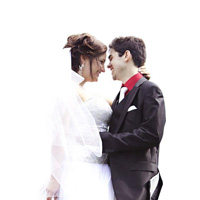 幸福婚礼情侣头像一对/双人_WWW.TQQA.COM