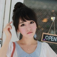韩系头像吧:女头:95后韩系可爱清纯女生头像_WWW.TQQA.COM