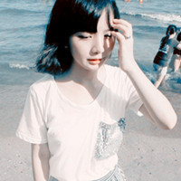 黑发可爱女生头像_WWW.TQQA.COM