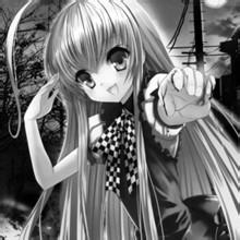 动漫头像女生伤感黑白_WWW.TQQA.COM