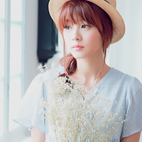 韩系唯美可爱头像:用所有时间想你_WWW.TQQA.COM