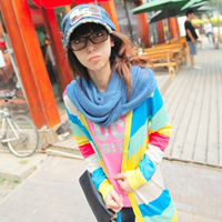 花季少女:戴帽子的唯美女生头像:超赞_WWW.TQQA.COM