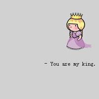 卡通情侣头像一左一右两张带字 一天比一天更爱_WWW.TQQA.COM