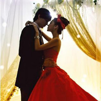 幸福婚礼情侣头像一对/双人_WWW.TQQA.COM