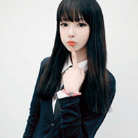 90后韩国网红头像:就算全世界都分手我也在你身_WWW.TQQA.COM