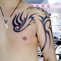 欧美霸气纹身男头图:对不起只是卑微了自己_WWW.TQQA.COM
