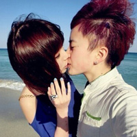 2个人用一张的情侣QQ头像:我的幸福不说话_WWW.TQQA.COM