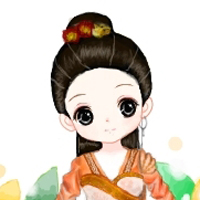 快乐开心的头像卡通女生也很萌_WWW.TQQA.COM