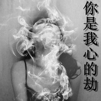 带文字的伤感黑白头像_WWW.TQQA.COM