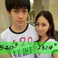 小清新带数字的情侣头像一对2张_WWW.TQQA.COM