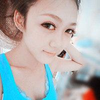 蓝色唯美女头像_WWW.TQQA.COM