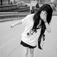 单身女生黑白头像_WWW.TQQA.COM