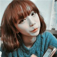 唯美小清新短发女生头像:回忆里寂寞模糊的小时_WWW.TQQA.COM