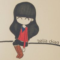 韩国插画情侣QQ头像一对_WWW.TQQA.COM