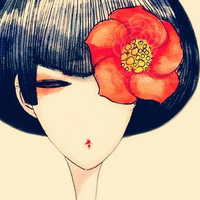 时尚另类唯美卡通女生头像_WWW.TQQA.COM