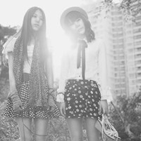 QQ黑白姐妹头像_WWW.TQQA.COM