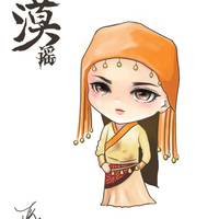 明星qq头像刘诗诗Q版:挺萌挺可爱_WWW.TQQA.COM
