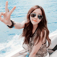 幸福会让我遗忘一切:可爱剪刀手带字女生头像_WWW.TQQA.COM