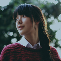 采蘑菇的小姑娘:意境森系女头_WWW.TQQA.COM