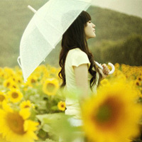 白色背景唯美女生头像_WWW.TQQA.COM