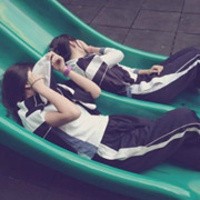 情侣一图双人头像:尽全力爱到底_WWW.TQQA.COM