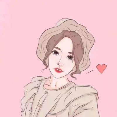 高清好看唯美的女生简约头像手绘图片_WWW.TQQA.COM