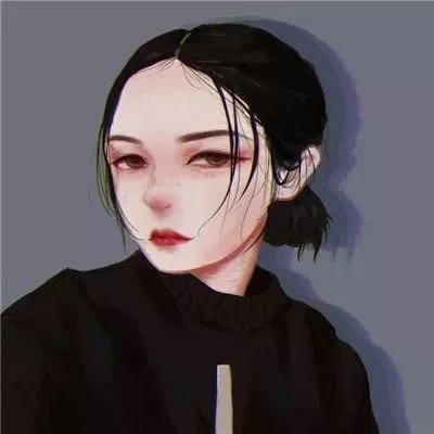 高清好看唯美的女生简约头像手绘图片_WWW.TQQA.COM