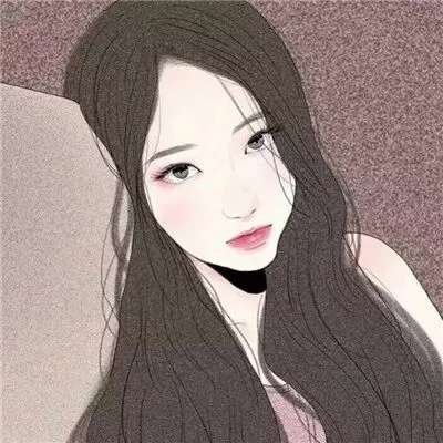 高清好看唯美的女生简约头像手绘图片_WWW.TQQA.COM