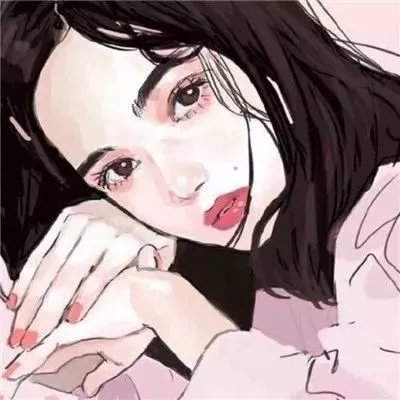 高清好看唯美的女生简约头像手绘图片_WWW.TQQA.COM