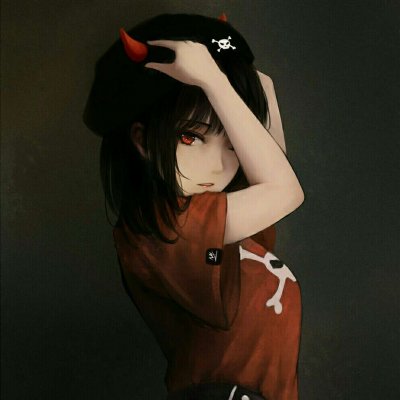 qq头像动漫女生小恶魔_WWW.TQQA.COM