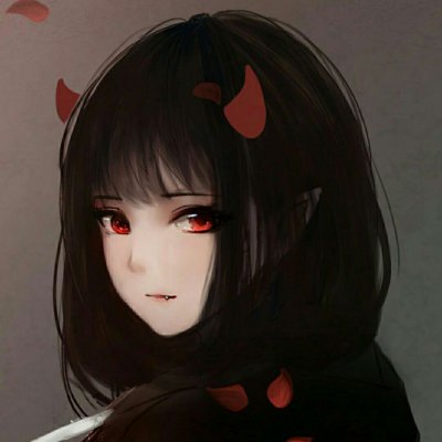 qq头像动漫女生小恶魔_WWW.TQQA.COM