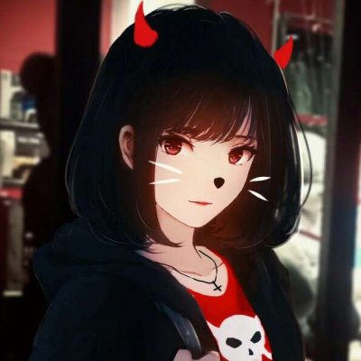 qq头像动漫女生小恶魔_WWW.TQQA.COM