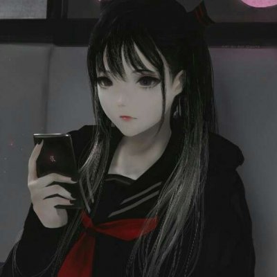 qq头像动漫女生小恶魔_WWW.TQQA.COM