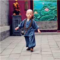 小和尚真人头像图片_WWW.TQQA.COM