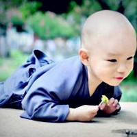 小和尚真人头像图片_WWW.TQQA.COM