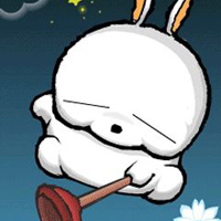 超萌经典的可爱流氓兔qq头像_WWW.TQQA.COM