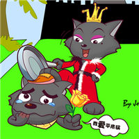 红太狼灰太狼情侣头像图片_WWW.TQQA.COM