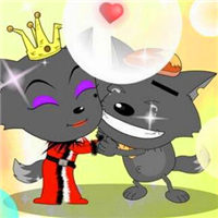 红太狼灰太狼情侣头像图片_WWW.TQQA.COM