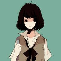 短发女生卡通头像_WWW.TQQA.COM