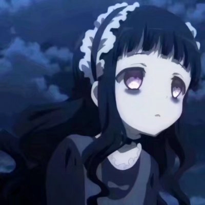 动漫暗黑系头像女高冷_WWW.TQQA.COM