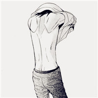 独一无二的卡通背影男生头像_WWW.TQQA.COM
