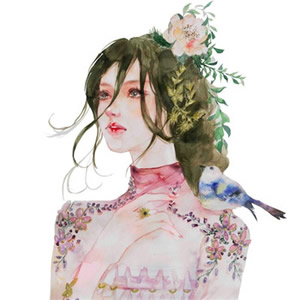 手绘头像女生唯美高清_WWW.TQQA.COM