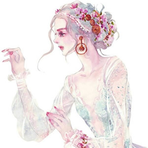 手绘头像女生唯美高清_WWW.TQQA.COM