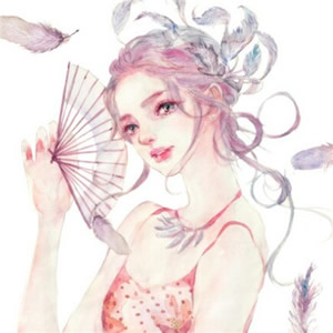 手绘头像女生唯美高清_WWW.TQQA.COM