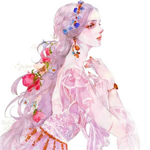手绘头像女生唯美高清_WWW.TQQA.COM